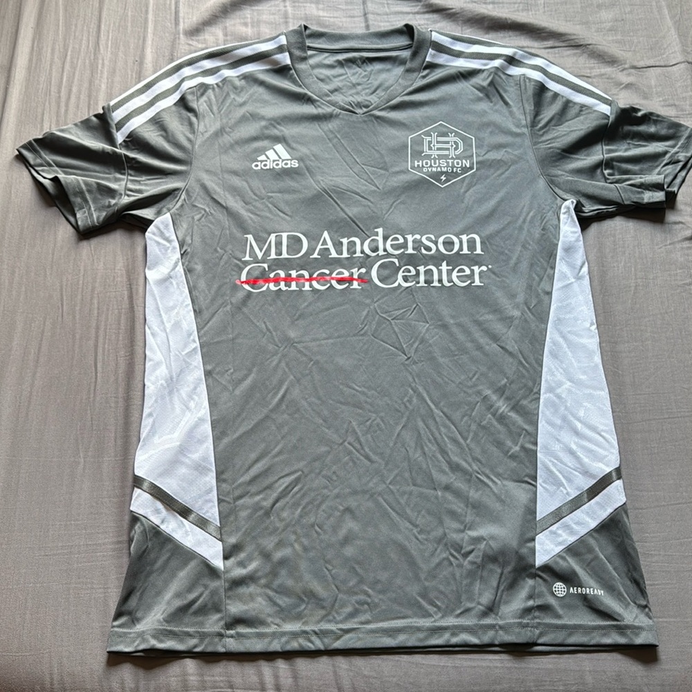 Houston Dynamo Gray Soccer Training Top